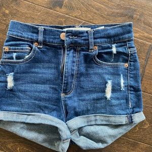 Garage juniors denim shorts